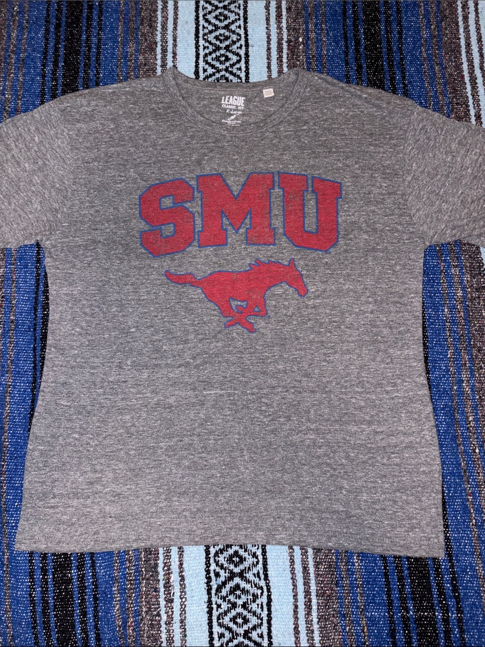 SMU Retro Style Gym Tee Shirt